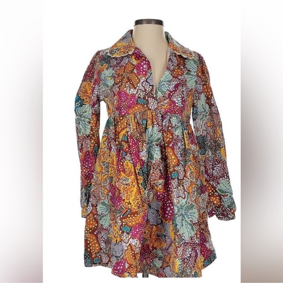 Kika Vargas X Target Anemone floral dress tunic. Size 3X. - Picture 3 of 10